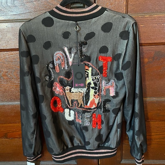 Save the Queen women’s bomber jacket - Picture 3 of 4